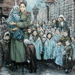 акция посвящённая 80-летию освобождения  "освенцим"