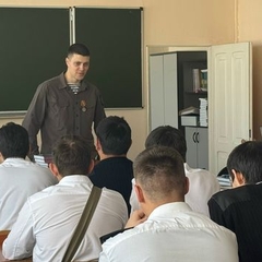 Встреча с выпускником Зиёевым Русланом
